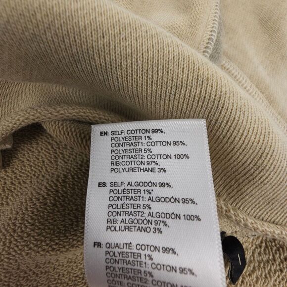 NEW John Elliott Reconstructed Vintage Crew Fleece Sweatshirt Washed Clay Grunge - Picture 10 of 10